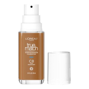 L'Oreal Paris True Match Super-Blendable Foundation medium coverage C8, Medium Deep