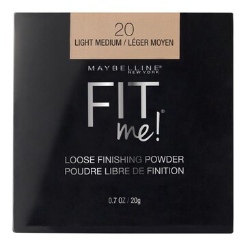 Maybelline Fit Me Loose Finishing Powder, Lightweight Face Makeup Light Medium