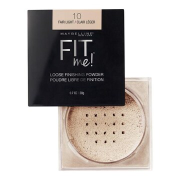 Maybelline Fit Me Loose Finishing Powder, Lightweight Face Makeup Fair Light