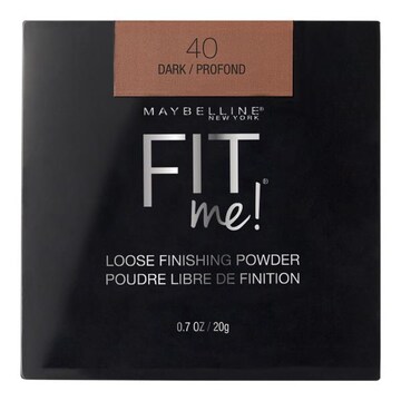 Maybelline Fit Me Loose Finishing Powder, Lightweight Face Makeup Dark