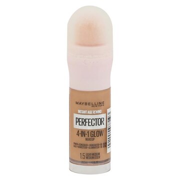 Maybelline Instant Age Rewind 4-in-1 Glow Makeup, Perfector, Light-Medium 1.5