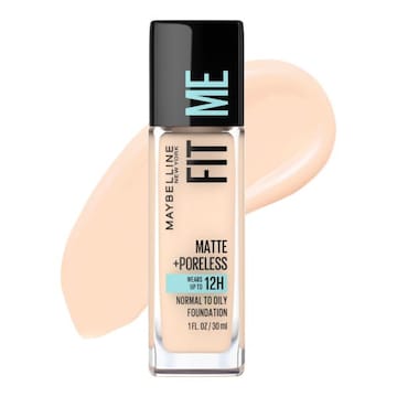 Maybelline Fit Me Matte + Poreless Liquid Foundation Makeup Fair Ivory