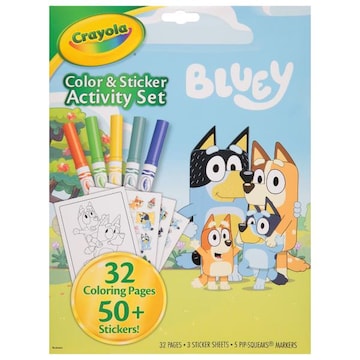 Crayola Color & Sticker Activity Set, Bluey