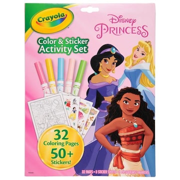 Crayola Color & Sticker Activity Set, Disney Princess