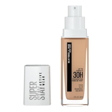 Maybelline Super Stay Longwear Liquid Foundation, Up to 30HR Wear 129 Medium Beige