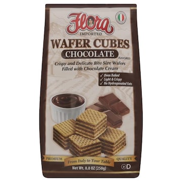 Flora Wafer Cubes, Chocolate