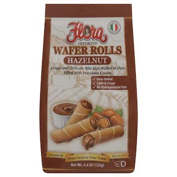 Flora Wafer Rolls, Hazelnut