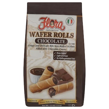 Flora Wafer Rolls, Chocolate