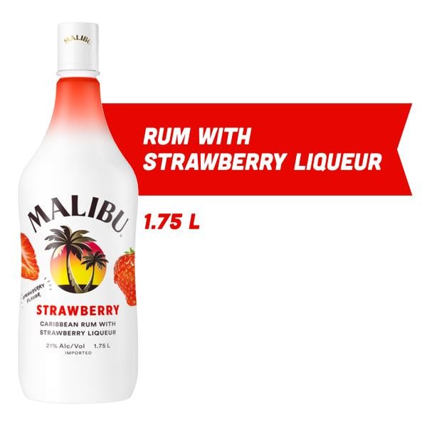 Malibu Strawberry Flavored Rum Publix Super Markets