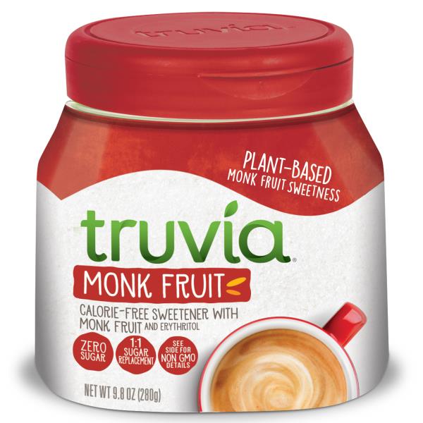 Truvia Calorie-Free Sweetener From The Monk Fruit Spoonable (9.8 Oz Jar ...