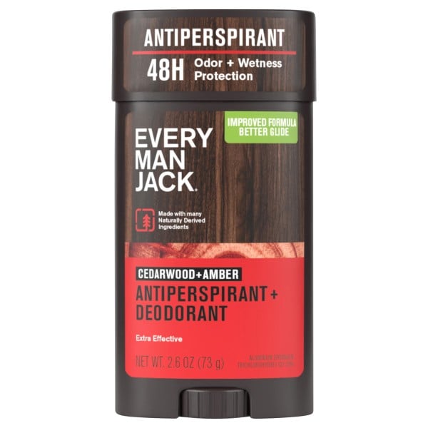 Every Man Jack 48H Cedarwood + Amber Antiperspirant + Deodorant
