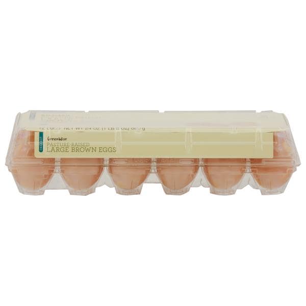 GreenWise Eggs, Organic, Pasture-Raised, Brown, Large | Publix