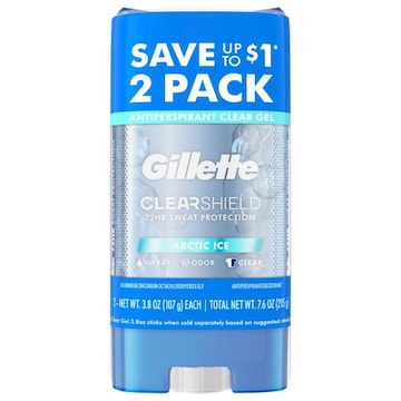 Gillette Antiperspirant/Deodorant, Arctic Ice, Clearshield, 72 Hr