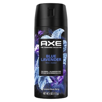 Axe Fine Fragrance Collection Premium Deodorant Body Spray For Men Blue Lavender