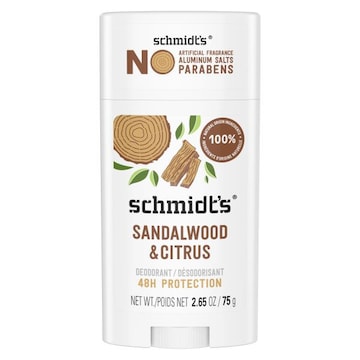 Schmidt's Sandalwood & Citrus Aluminum-Free Vegan Deodorant