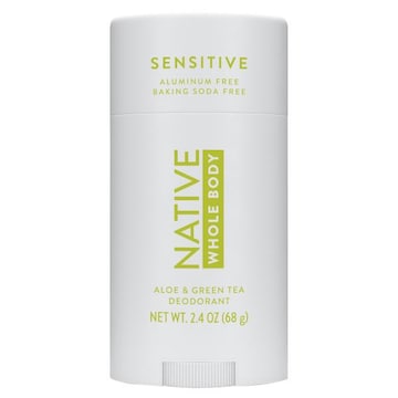 Native Deodorant, Whole Body, Sensitive, Aloe & Green Tea