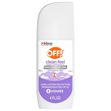 OFF! Clean Feel Picaridin Mosquito Repellent Spritz, Fragrance Free Bug Spray, 4 oz