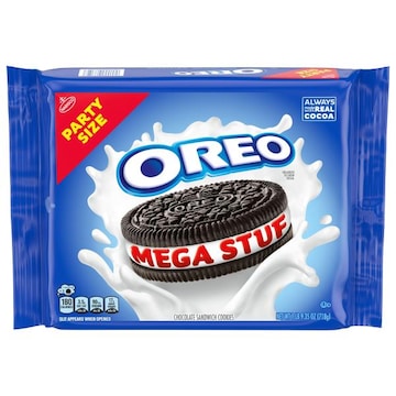 Oreo Sandwich Cookies, Chocolate, Mega Stuf, Party Size