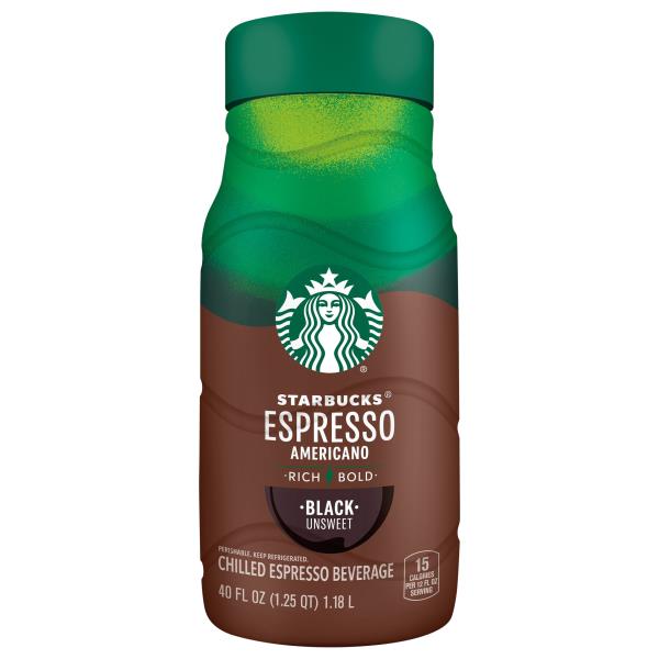 Starbucks Coffee Beverage, Black, Espresso Americano Publix Super Markets