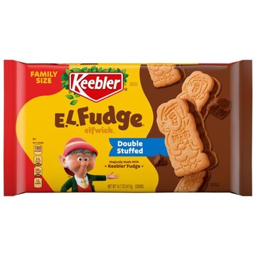 Keebler E.L. Fudge Cookies, Double Stuffed, Bonus Pack, Family Size