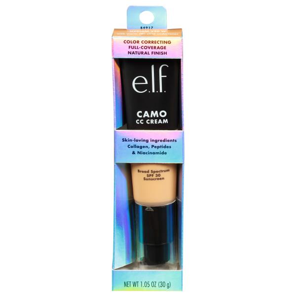 Elf Camo Cc Cream Medium 330w Broad Spectrum Spf 30 Publix Super