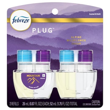 Febreze Plug Scented Oil Refills, Alpine Wildflower Cedar
