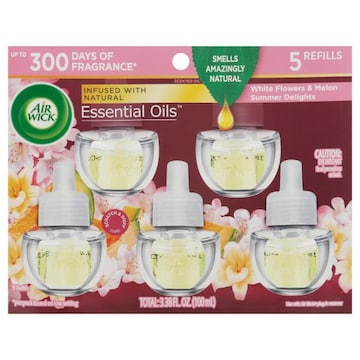Air Wick Essential Oils Scented Oil Refills, Summer Delights