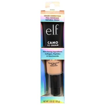 e.l.f. Camo CC Cream, Medium 370 N, Broad Spectrum SPF 30
