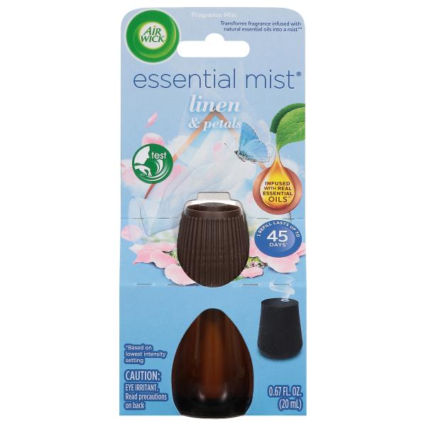 Air Wick Essential Mist Fragrance Mist Refill, Linen & Petals Publix