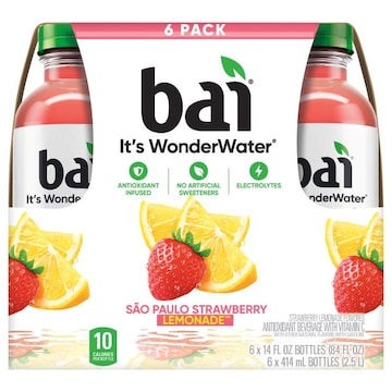 Bai BEVERAGE, STRAWBERRY LEMONADE