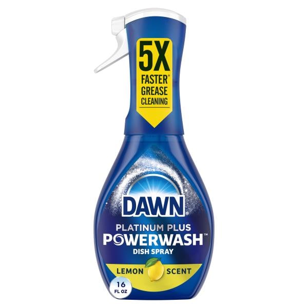 Zoo様スライム パンプキン バタースフレ Dawn POWERWASH PLATINUM PLUS Spray, Dish Soap, Lemon, 1 Starter