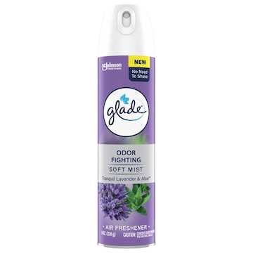 Glade Odor Fighting Soft Mist Air Freshener Room Spray, Tranquil Lavender & Aloe, 8.0oz, 1pk