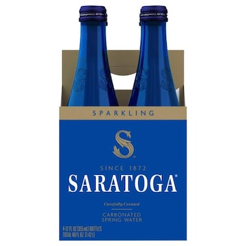 Saratoga Spring Water, Sparkling, Carbonated