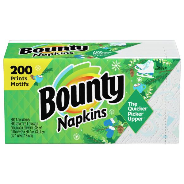 Bounty Napkins, Prints, 1Ply Publix Super Markets