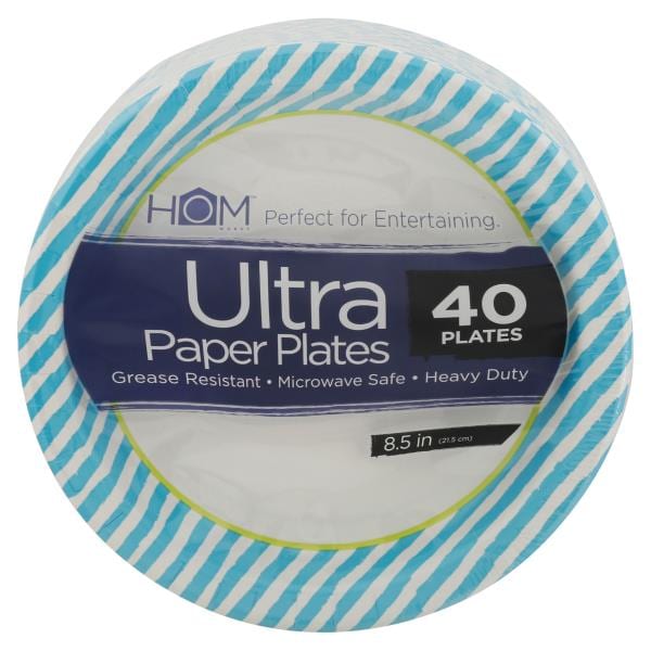 Homworks Paper Plates, Ultra, 8.5 Inch | Publix Super Markets