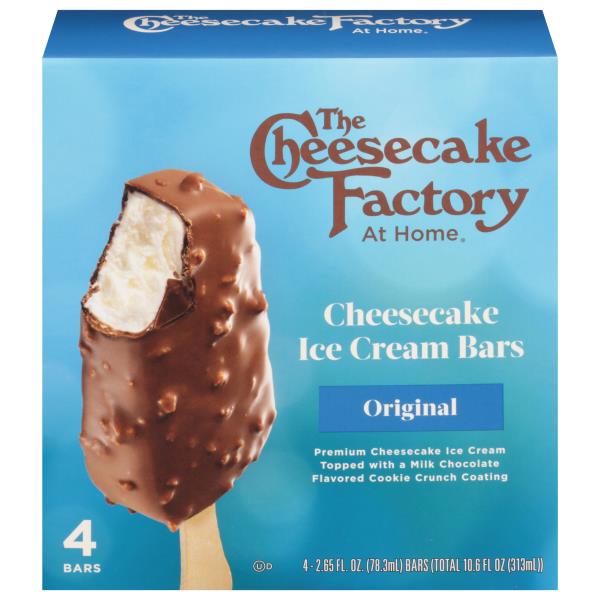 The Cheesecake Factory Ice Cream Bars, Original, Cheesecake Publix