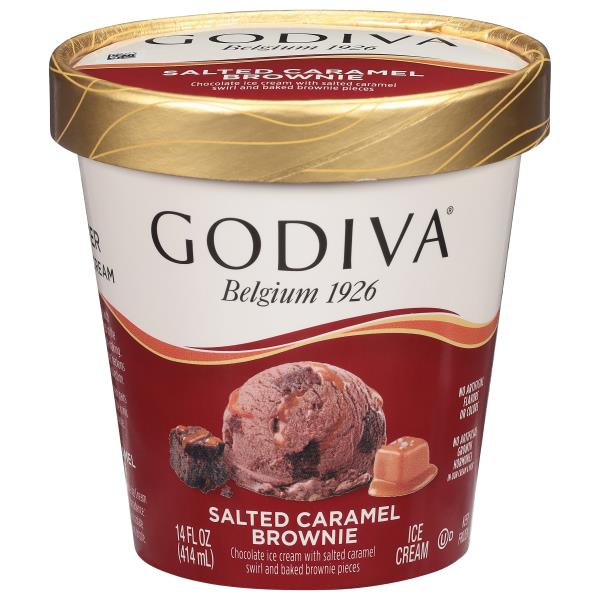 Godiva Ice Cream, Salted Caramel Brownie Publix Super Markets