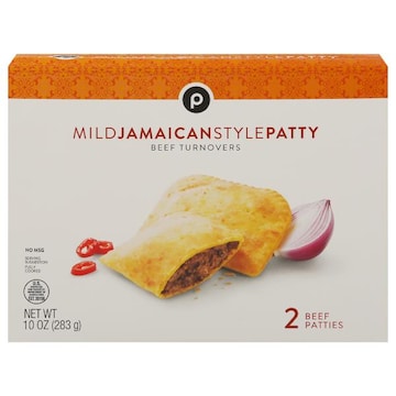 Publix Jamaican Style Patty, Mild Beef Turnovers