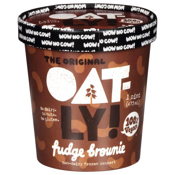 Oatly Frozen Dessert, NonDairy, Fudge Brownie Publix Super Markets