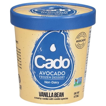 Cado Avocado Frozen Dessert, Non-Dairy, Vanilla Bean