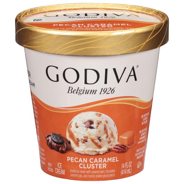 Godiva Ice Cream, Pecan Caramel Cluster Publix Super Markets