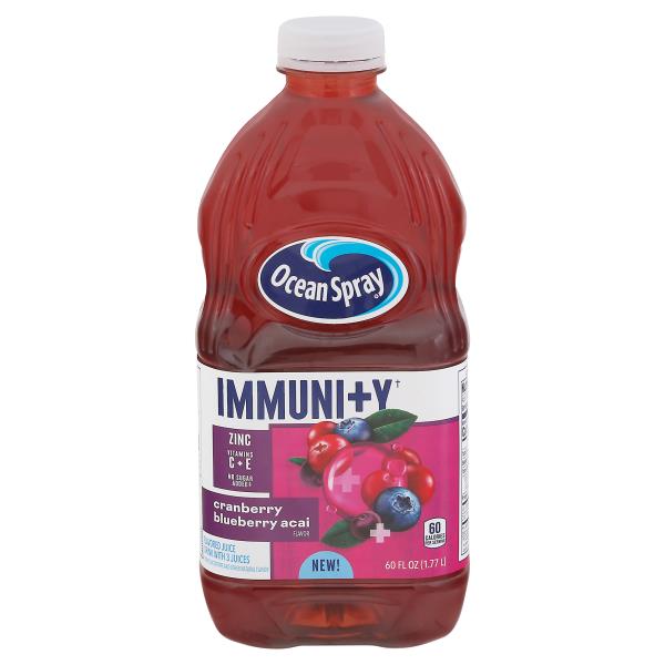 Ocean Spray Immuni+Y Juice Drink, Cranberry Blueberry Acai Publix