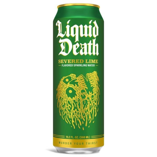 Liquid Death Naturally Flavored Sparkling Water, Severed Lime Publix