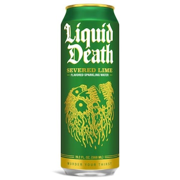 Liquid Death Severed Lime Flavored Sparkling Water