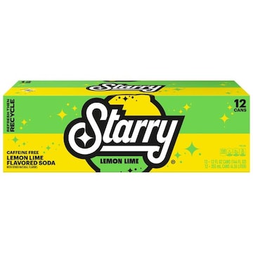 Starry Starry Soda Lemon Lime 12 Fl Oz 12 Count
