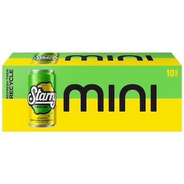 Starry Starry Mini Soda Lemon Lime 7.5 Fl Oz, 10 Count