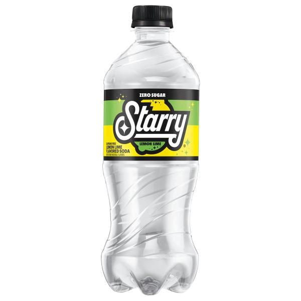 Starry Starry Zero Sugar Soda Lemon Lime 20 Fl Oz | Publix Super