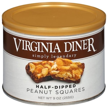 Virginia Diner Half-Dipped Peanut Squares