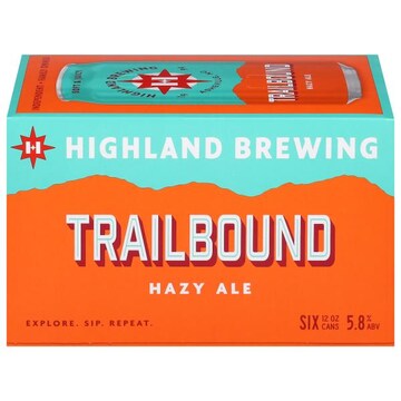 Highland Brewing Beer, Hazy Ale, Trailbound