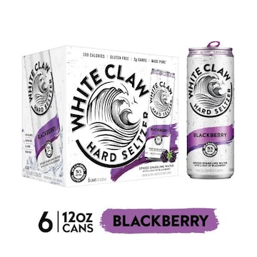 White Claw Hard Seltzer Blackberry 6 Pack